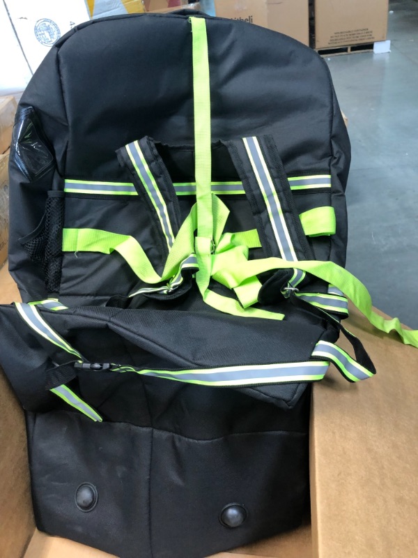 Photo 1 of black/green travel bag