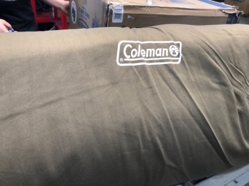 Photo 3 of Coleman Big Game 0°F Big & Tall Sleeping Bag, Made from 100% Recycled Material, Cold Weather Adult Sleeping Bag with Sherpa Lining, Fits Campers up to 6'5"