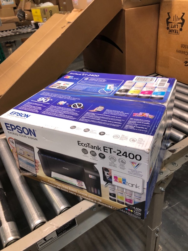 Photo 2 of Epson EcoTank ET-2400 Wireless Color All-in-One Cartridge-Free Supertank Printer with Scan and Copy – Easy, Everyday Home Printing