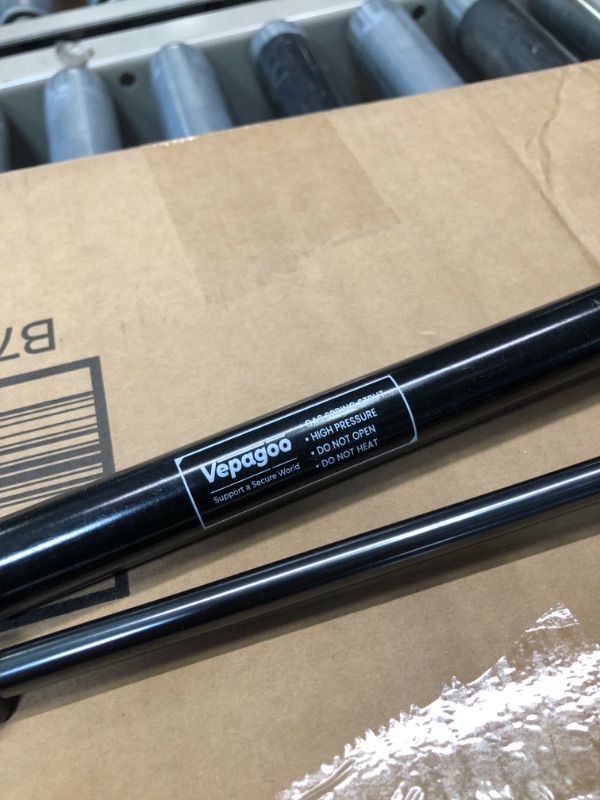 Photo 1 of Vepagoo C1615953 35in 100lb/445N Gas Shock Strut Spring Lift Support for Heavy Duty Trap Door Tonneau Cover Truck Bed Camper Shell Topper Outside RV Kitchen Door RV Bed, Set of 2.