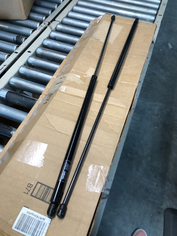 Photo 1 of Vepagoo C1615953 35in 100lb/445N Gas Shock Strut Spring Lift Support for Heavy Duty Trap Door Tonneau Cover Truck Bed Camper Shell Topper Outside RV Kitchen Door RV Bed, Set of 2.
