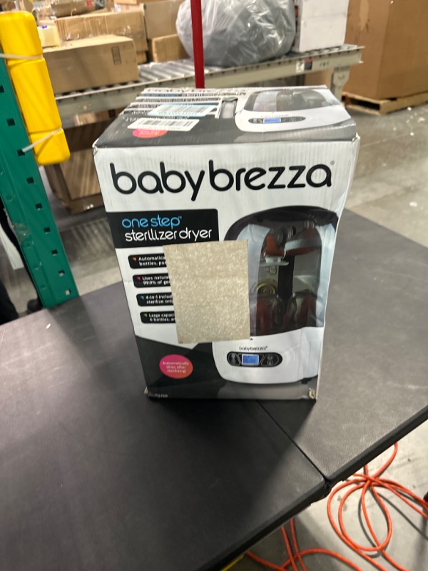 Photo 2 of Baby Brezza Baby Bottle Sterilizer and Dryer Machine – Electric Steam Sterilization - Universal Fit - Pacifiers, Glass, Plastic, and Newborn Feeding Bottles