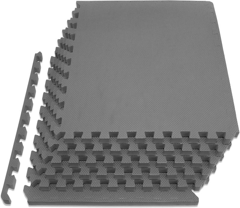 Photo 1 of  EVA Foam Interlocking Tiles for Protective, Cushioned Workout Flooring for Home and Gym Equipment
