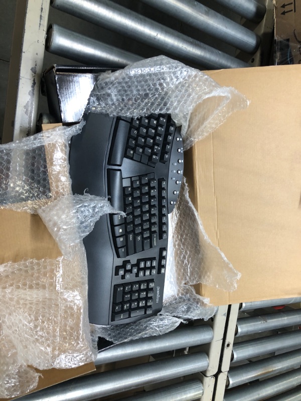 Photo 1 of Wireless Ergonomic Keyboard with Gel Wrist Rest Bundle
