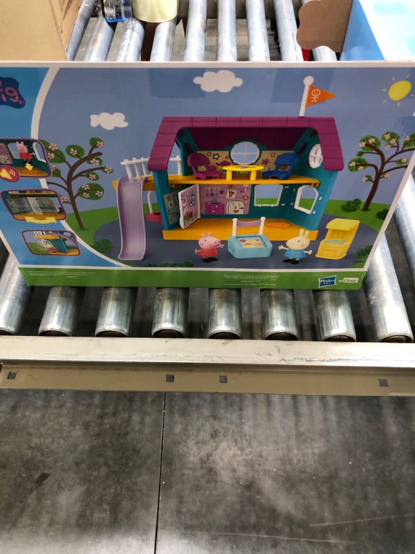 Photo 1 of Peppa Pig Peppa’s Club Peppa’s Kids-Only Clubhouse Playset Preschool Toy; Sound Effects; Includes 2 Figures, 7 Accessories; Ages 3 and Up