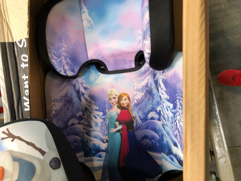 Photo 3 of KidsEmbrace High-Back Booster Car Seat, Disney Frozen Elsa and Anna