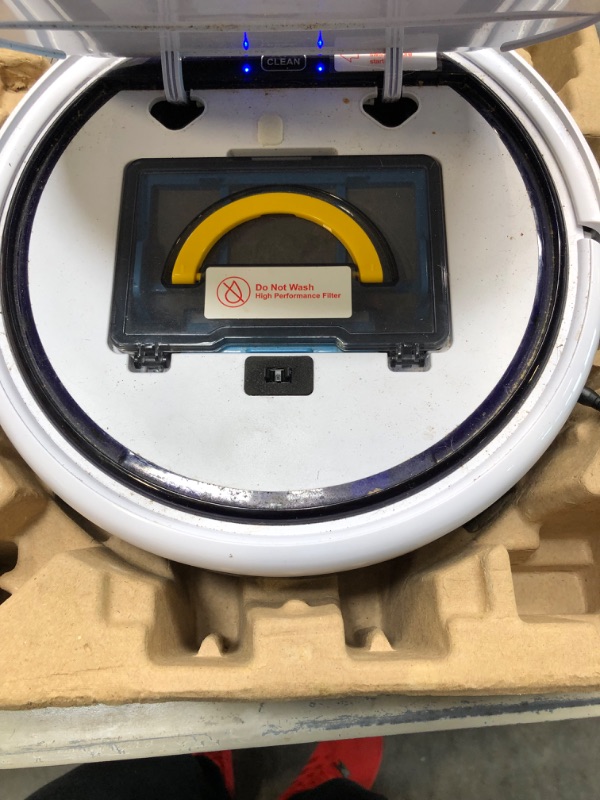 Photo 4 of ILIFE V9e Robot Vacuum Cleaner, 4000Pa Max Suction, Wi-Fi Connected, Works with Alexa, 700ml Large Dustbin, Self-Charging, Customized Schedule, Ideal for Pet Hair, Hard Floor and Low Pile Carpet.