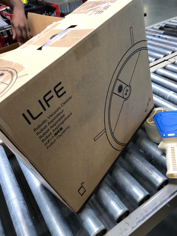Photo 2 of ILIFE V9e Robot Vacuum Cleaner, 4000Pa Max Suction, Wi-Fi Connected, Works with Alexa, 700ml Large Dustbin, Self-Charging, Customized Schedule, Ideal for Pet Hair, Hard Floor and Low Pile Carpet.