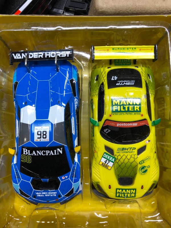 Photo 6 of Carrera GO!!! 62522 Victory Lane Electric Powered Slot Car Racing Kids Toy Race Track Set Includes 2 Hand Controllers and 2 Cars in 1:43 Scale