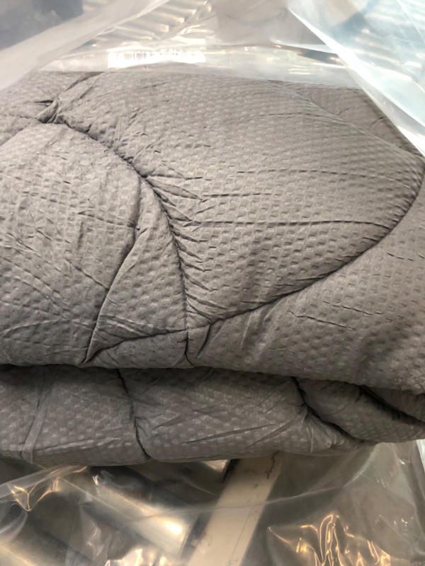 Photo 3 of 
HYPNOSER Adult Weighted Blanket Queen Size (20 lbs, 60''x80'', Grey)