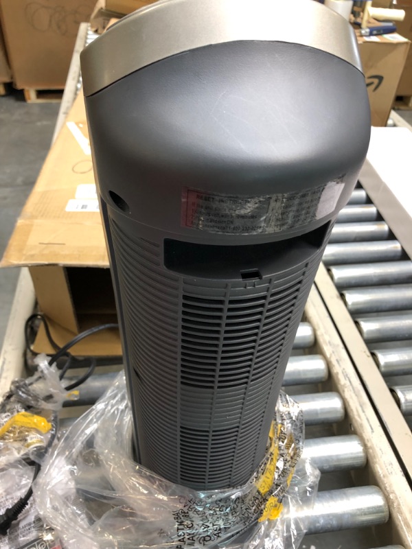 Photo 4 of Lasko 1500W Digital Ceramic Space Heater with Remote, 755320, Silver