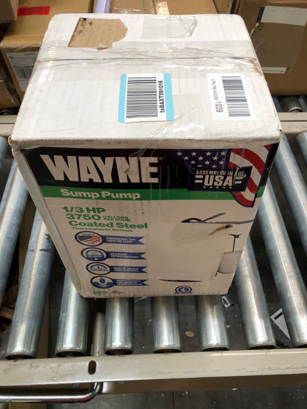 Photo 2 of Wayne SPF33-1/3 Epoxy Coated Steel and Thermoplastic Submersible Sump Pump-Up to 3,750 Gallons Per Hour-Long Lasting and Durable Construction, 1/3 HP