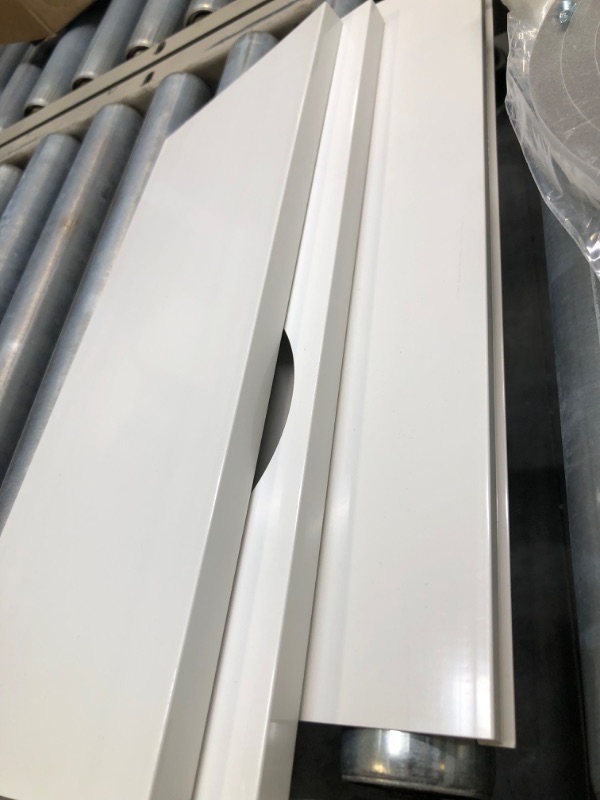 Photo 1 of BJADE'S Portable AC Window Vent Kit,Portable Air Conditioner Seal Plates for Sliding Glass Windows.Adjustable Length Panels Up to 47 Inches for 5.9”Exhaust Hose with Insulating Sealing Tape