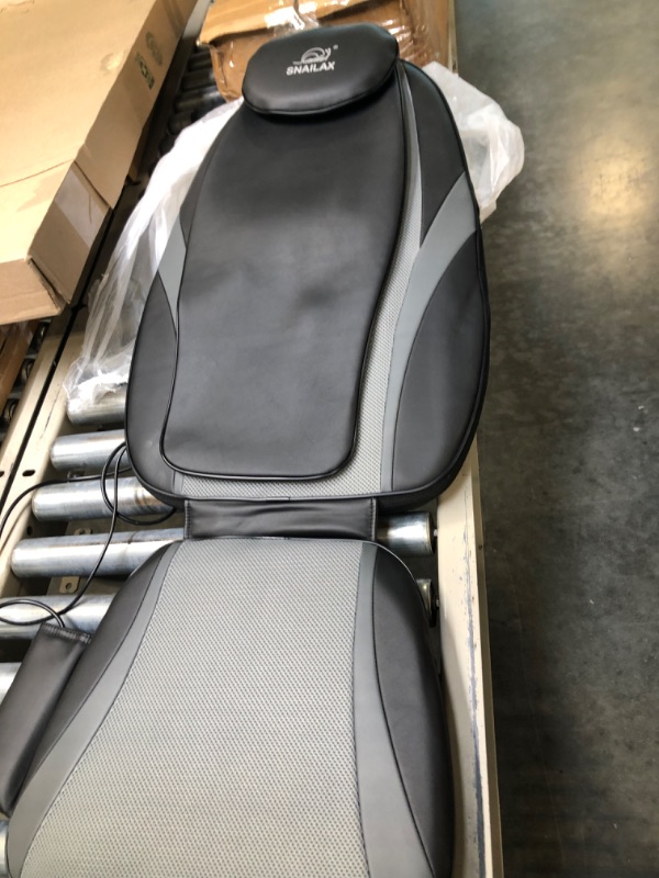 Photo 1 of snailax Shiatsu Massage Cushion with Heat Massage Chair Pad Kneading Back Massager for Home Office Seat use