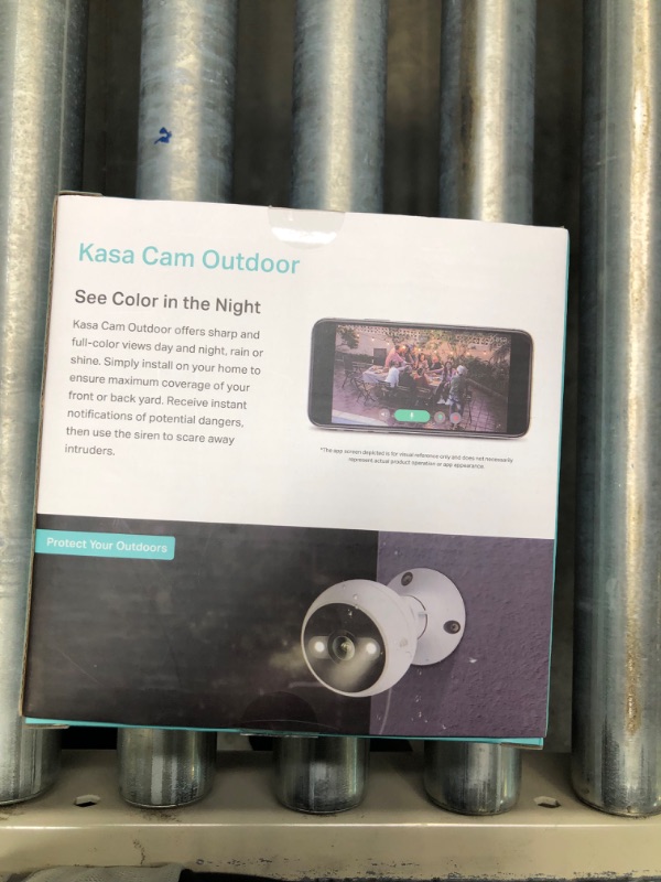 Photo 2 of Kasa 4MP 2K Security Camera Outdoor Wired, IP65, Starlight Sensor & 98 Ft Night Vision, Motion/Person Detection, 2-Way Audio w/Siren, Cloud/SD Card Storage, Alexa &Google Assistant Compatible(KC420WS)