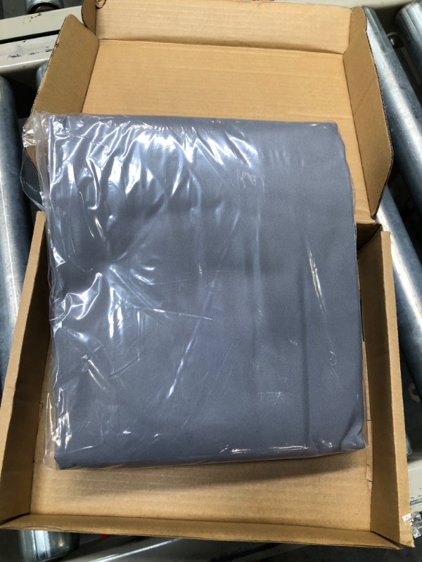 Photo 3 of Amazon Basics Lightweight Super Soft Easy Care Microfiber Bed Sheet Set with 14-Inch Deep Pockets - Twin, Dark Gray Twin Sheet Set Dark Gray
