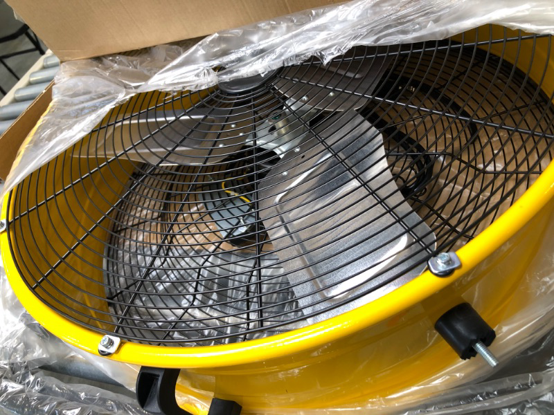 Photo 3 of Tornado - 24 Inch Industrial Grade UL Safety Listed High Velocity Air Movement Heavy Duty Drum Fan - 3 Speed Air Circulator Fan - Industrial, Commercial, Residential, and Greenhouse Use