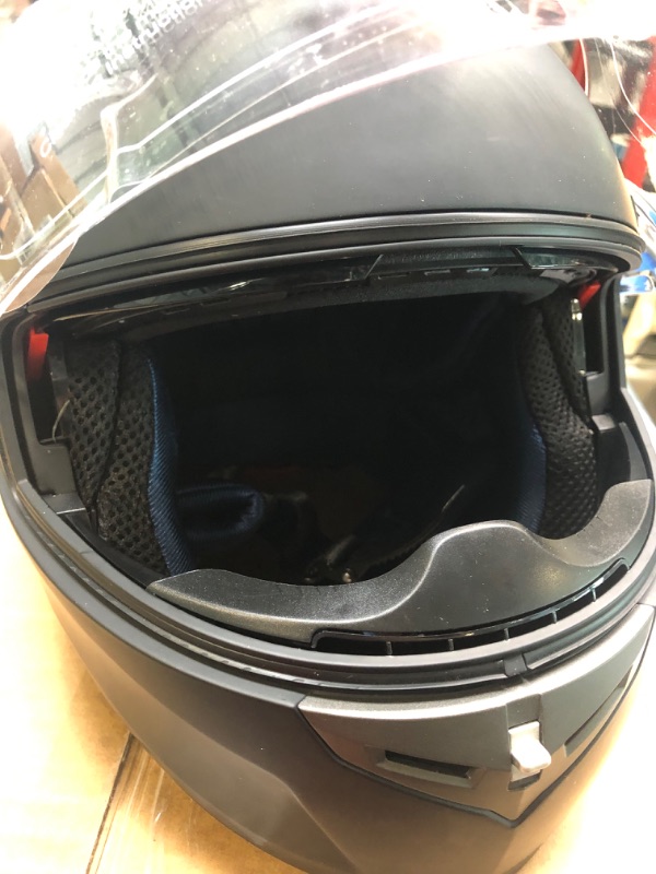 Photo 5 of 
Motorcycle Bluetooth Helmet , FreedConn BM2-S DOT Helmet with Bluetooth Built-in,2-Way interphone (Large 59-60CM) Modular Flip up Motorcycle Helmet Intercom