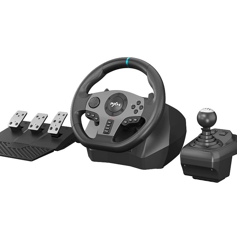 Photo 1 of PXN Xbox Steering Wheel for PC V9 Gaming Steering Wheel 270/900 Degree Racing Wheel with Pedals and Shifter for PS4, PS3, Xbox One, Xbox Series X|S, Switch