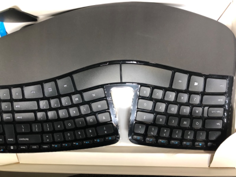 Photo 4 of Microsoft Sculpt Ergonomic Wireless Desktop Keyboard and Mouse - Black. Wireless , Comfortable, Ergonomic Keyboard and Mouse Combo with Split Design and Palm Rest.