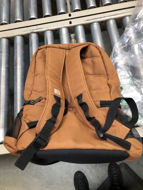 Photo 4 of Carhartt Insulated 24 Can Two Compartment Cooler Backpack, Backpack with Fully-Insulated Cooler Base, Carhartt Brown