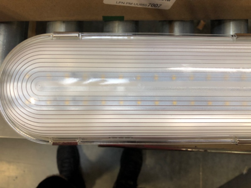 Photo 3 of ASD 4FT LED Vapor Tight Light Fixture 31W, Commercial Lighting Products, Tube Light, LED Wall Light, Walk in Freezer, High Efficiency 130LM/W, IP66, 4030 Lm, 120W Eq, 120-277V, 4000K, DLC, UL Listed