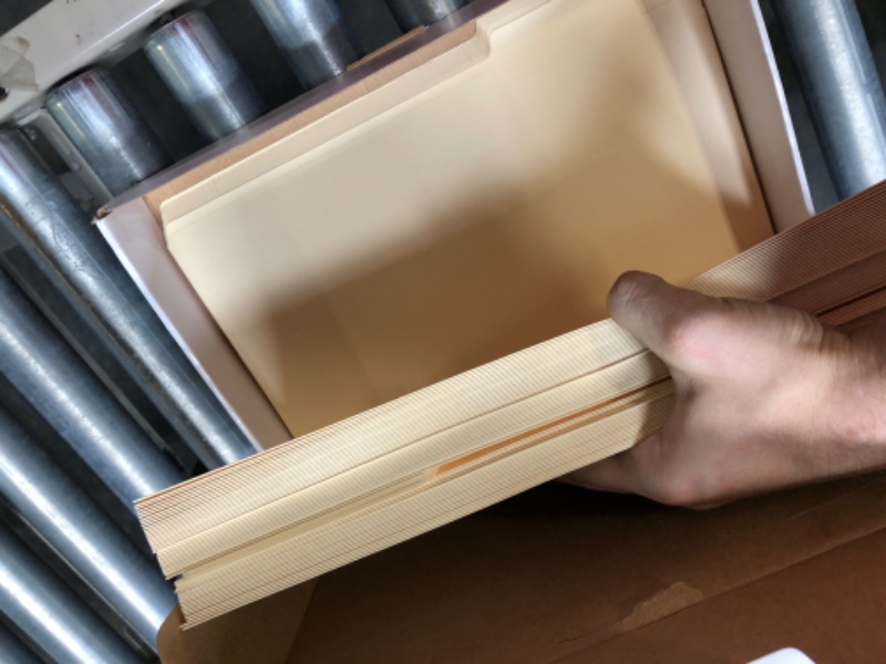 Photo 1 of File Folder, 1/3 Cut Assorted Tab, Legal Size, Manila, Great for Organizing and Easy File Storage, 100 Per Box