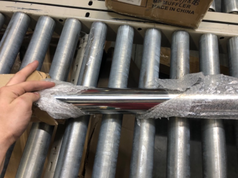 Photo 4 of FGJQEFG 2.25 Inch Straight DIY Custom Mandrel Exhaust Pipe Tube Pipe, 30 Inch Length, 2.25'' OD Mandrel Straight Pipe, T304 Stainless Steel, Universal Fitment - 1PC 2.25''OD-Straight-30''-1PC