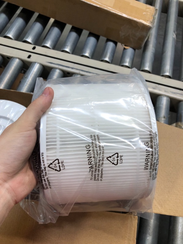 Photo 1 of Core 300 Replacement Filter for LEVOIT Core 300 and Core 300S VortexAir Air Purifier, 3-in-1 H13 True HEPA Filter Replacement, Compared to Part # Core 300-RF, 2 Pack, White White - Core 300-rf Air Purifier Filter 2