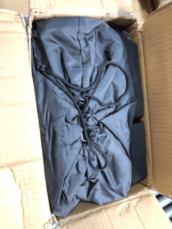 Photo 1 of BagMate Military-Grade Waterproof Roof Bag - Rooftop Cargo Carrier – XXL 23 Cubic Feet. with 4 Door Hooks, Zipper/Buckle Closure, Extra Strap – Black Roof Bag for Cars with or Without Rack XXL 23 Cu. Ft.