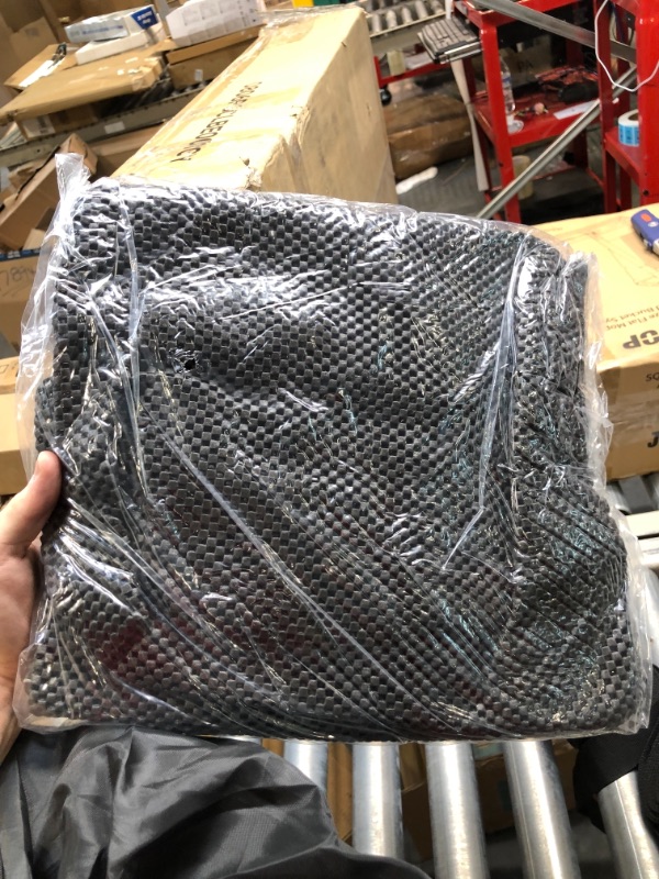 Photo 1 of BagMate Military-Grade Waterproof Roof Bag - Rooftop Cargo Carrier – XXL 23 Cubic Feet. with 4 Door Hooks, Zipper/Buckle Closure, Extra Strap – Black Roof Bag for Cars with or Without Rack XXL 23 Cu. Ft.