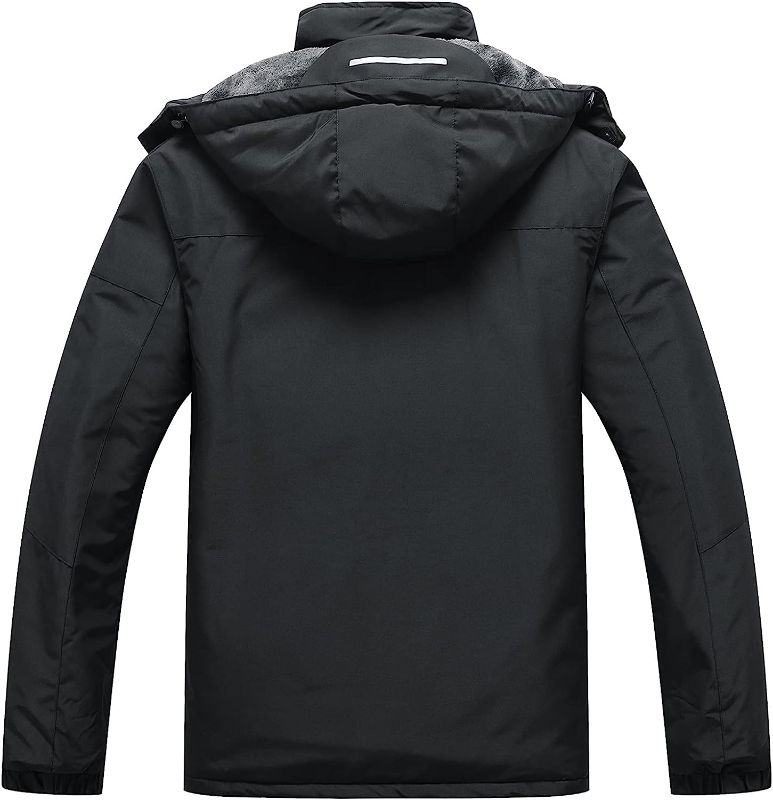Photo 1 of SUOKENI Men's Waterproof Ski Jacket Warm Winter Snow Coat Hooded Raincoat

