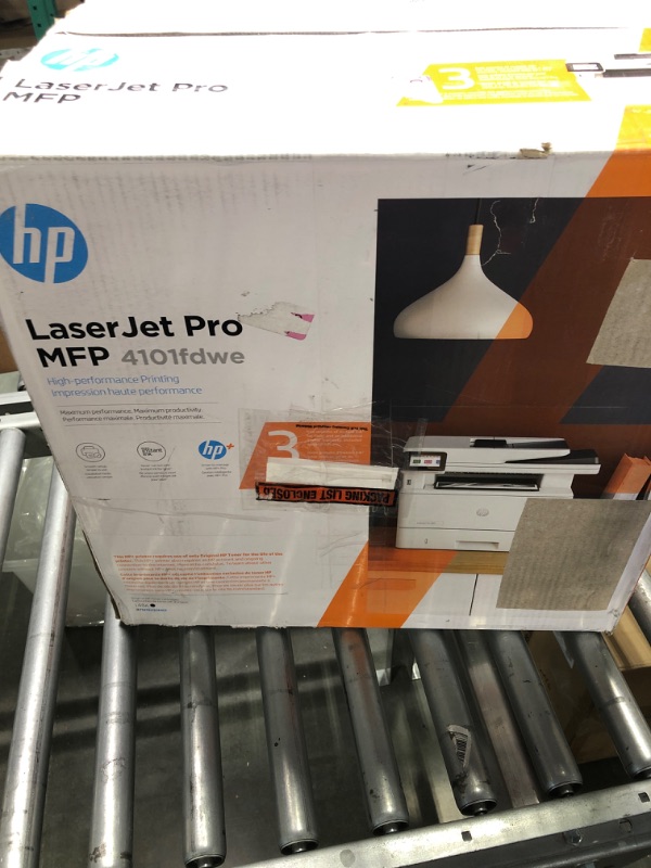 Photo 1 of HP LaserJet Pro MFP 4101fdw Wireless Black & White Printer with Fax