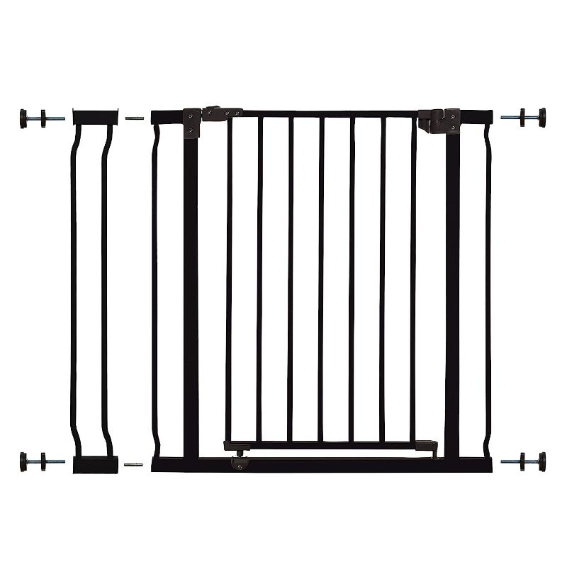 Photo 1 of 
Dreambaby Liberty Walk Thru Auto Close Baby Safety Gate Set - with 3.5inch Extension Panel, Fits 29.5-36.5inch Openings - Pressure Mounted Security Gates -...