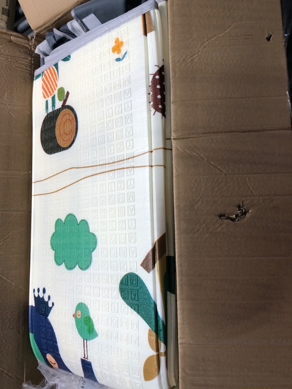 Photo 1 of Baby Playpen Mat 50" X 50" Baby Play Mat,[PLAYPEN NOT Included!!] Thicken One-Piece Crawling Mat,Non Slip Washable Baby Mats for Playing, Baby Playmat Floor Mat for Babies, Toddlers