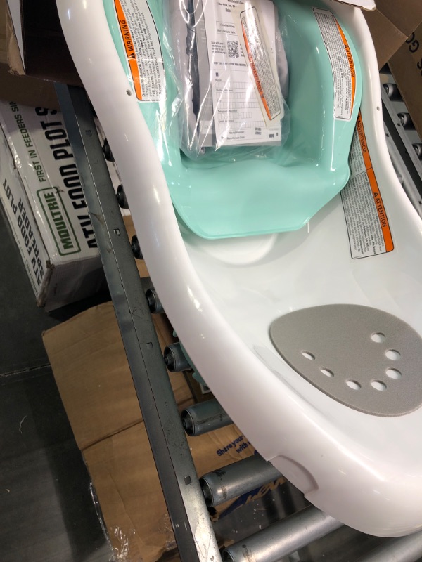 Photo 1 of Fisher-Price 4-in-1 Sling 'n Seat Bath Tub, Climbing Leaves, Baby to Toddler Convertible Tub with Seat and Toys [Amazon Exclusive]