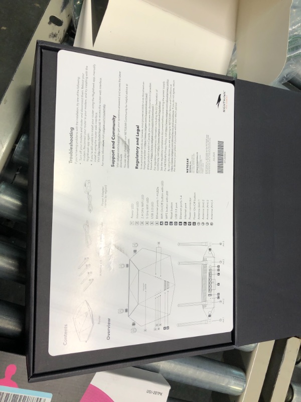 Photo 3 of NETGEAR Nighthawk Pro Gaming WiFi 6 Router (XR1000) 6-Stream AX5400 Wireless Speed (up to 5.4Gbps) | DumaOS 3.0 Optimizes Lag-Free Server Connections | 4 x 1G Ethernet and 1 x 3.0 USB Ports