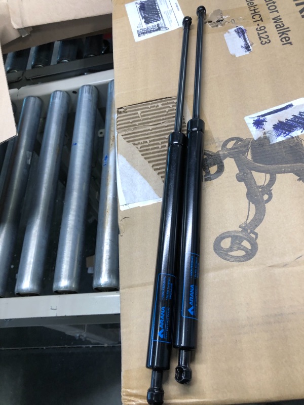 Photo 3 of ARANA SE263P150S10 26 inch 150Lb Gas Struts Spring Shocks SG214045 26" 150Lb Lift Support for Truck Bed Tonneau Cover Tailer Door Heavy Roof Hatch Trap Door RV Bed(Very Strong) , 2Pcs Set