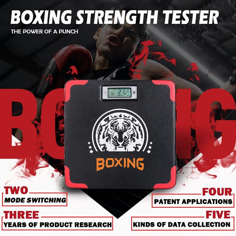 Photo 1 of Boxing Training Punching Equipment-Boxing Pads,Boxing Strength Tester,Wall-Mounted Boxing mat Show Punch Strength,Frequency, etc. Family Lite Punching Bag for Adults,Kids.