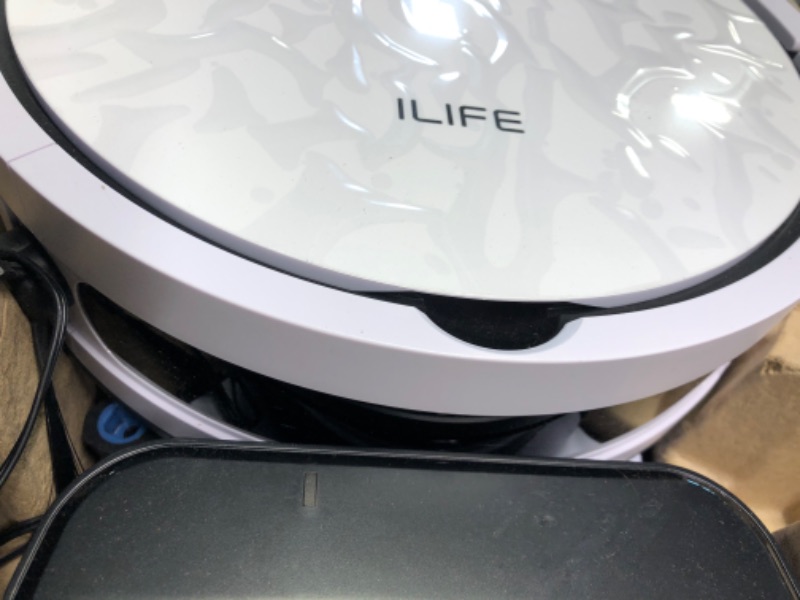 Photo 4 of ILIFE V9e Robot Vacuum Cleaner, 4000Pa Max Suction, Wi-Fi Connected, Works with Alexa, 700ml Large Dustbin, Self-Charging, Customized Schedule, Ideal for Pet Hair, Hard Floor and Low Pile Carpet.