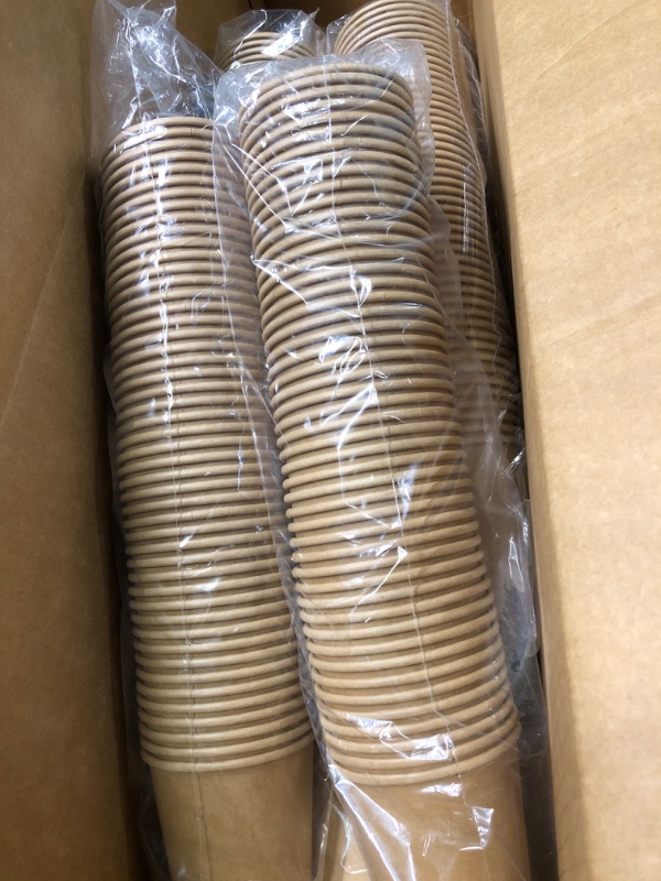 Photo 1 of 350 CT. BROWN DISPOSABLE CUPS