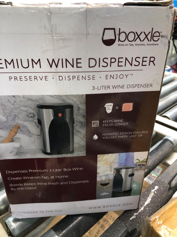 Photo 4 of Boxxle Box Wine Dispenser, 3-Liter, Stainless Steel