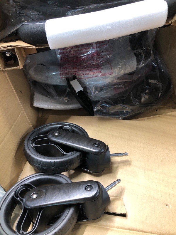 Photo 1 of Graco Modes Element Travel System, Includes Baby Stroller with Reversible Seat, Extra Storage, Child Tray and SnugRide 35 Lite LX Infant Car Seat, Redmond Element Redmond