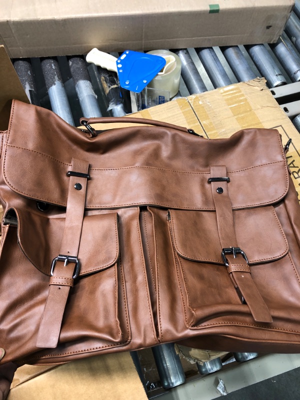 Photo 2 of BROWN LEATHER CARRY BAG