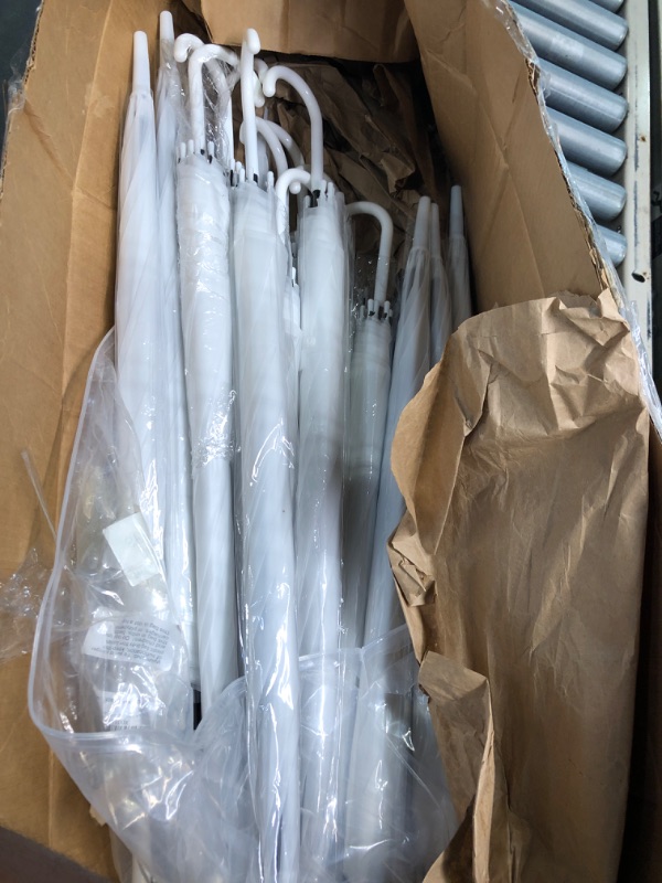 Photo 1 of 20 PACK WHITE UMBRELLAS
