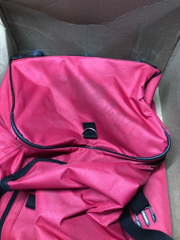 Photo 1 of Rockland Rolling Duffle Bag, Red