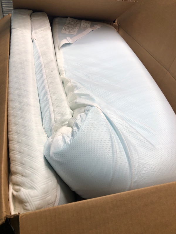 Photo 1 of 3 Inch Cool Gel Memory Foam Mattress Topper Queen Size Bed,Removable Soft Cover, Comfort Body Support & Pressure Relief,10 Year Warranty Queen 3 Inch Gel Memory Foam