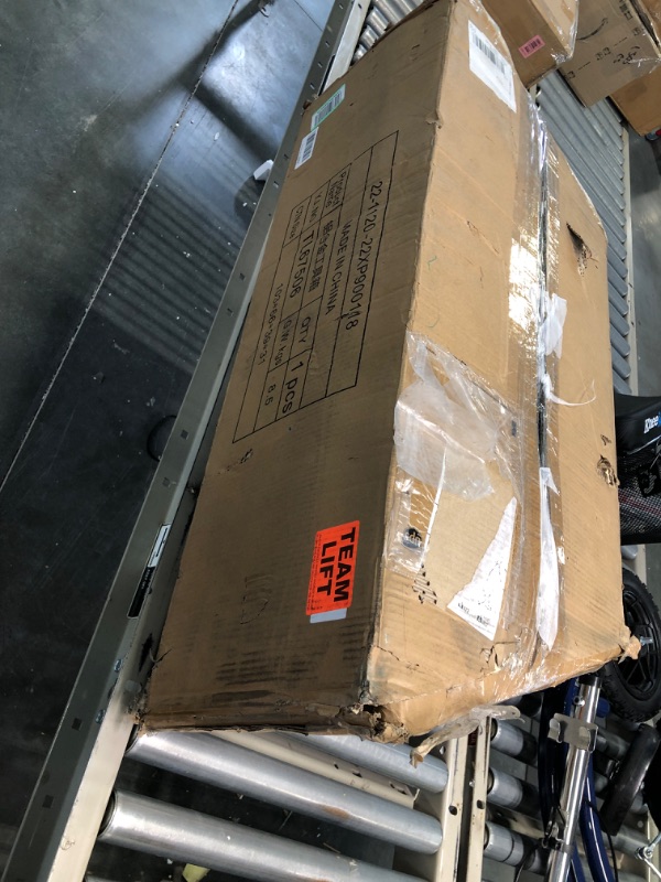 Photo 1 of FGJQEFG 39 Inch Aluminum Utility Trailer Tongue Tool Box Wide Utility Trailer Tongue Tool Box RV Storage OrganizerTrailer Storage Tool Box With Lock & Keys Black, 5 Bar Tread (39"X16.5"X12") 39"X16.5"X12" Black