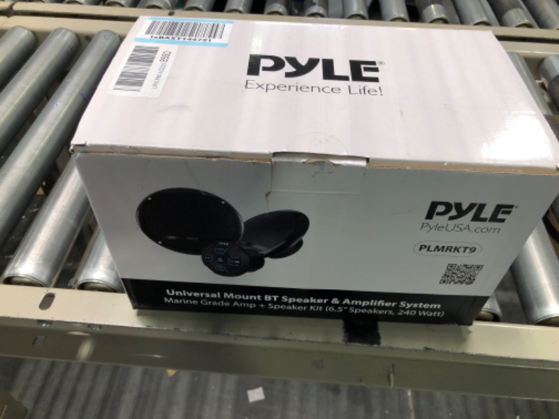 Photo 2 of Pyle PLMRKT9 - Universal Mount Bluetooth Speaker Amplifier System - Marine Grade Amp + Speaker Kit (6.5 Speakers, 240 Watt)