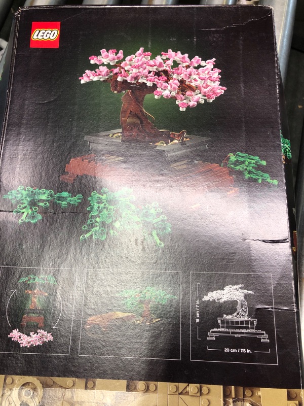 Photo 2 of LEGO Bonsai Tree 10281 Building Kit, a Building Project to Focus The Mind with a Beautiful Display Piece to Enjoy, New 2021 (878 Pieces)